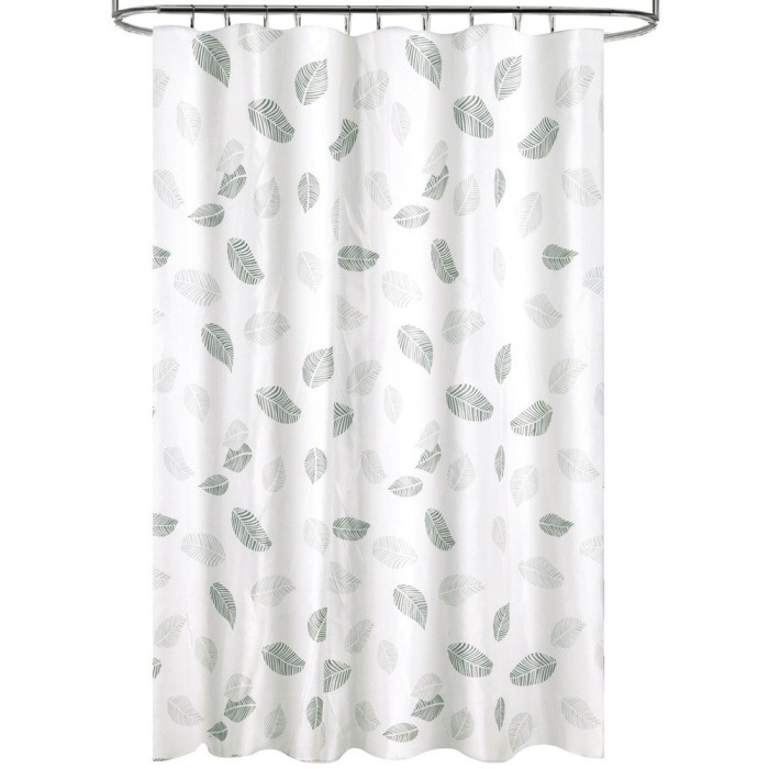 Cortina Ducha Tela Hojas 180 x 200 cm, Cortina baño, Cortina Tela Impermeable Con Anillas al por Mayor | Almacén de Ferretería