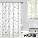 Cortina Ducha Tela Hojas 180 x 200 cm, Cortina baño, Cortina Tela Impermeable Con Anillas al por Mayor | Almacén de Ferretería