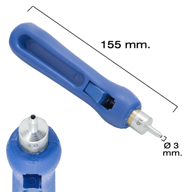 Punzon Para Tubos de Riego / Goteros / Goteos Ø 3 mm,