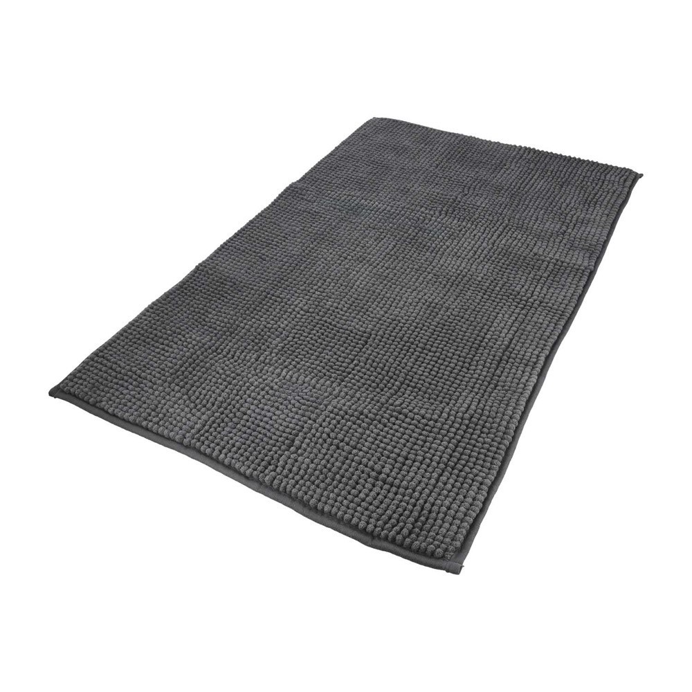 Alfombra Baño Poliéster Chenilla 50x80 cm, Gris, al por Mayor | Almacén de Ferretería