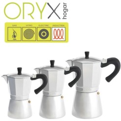 Cafetera Inducción Aluminio 6 Tazas (300 Ml,)