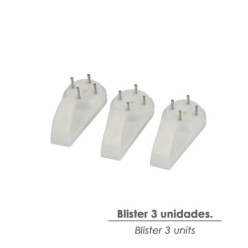 Cuelga Cuadros Gancho Grande (Blister 3 unidades) Clavar