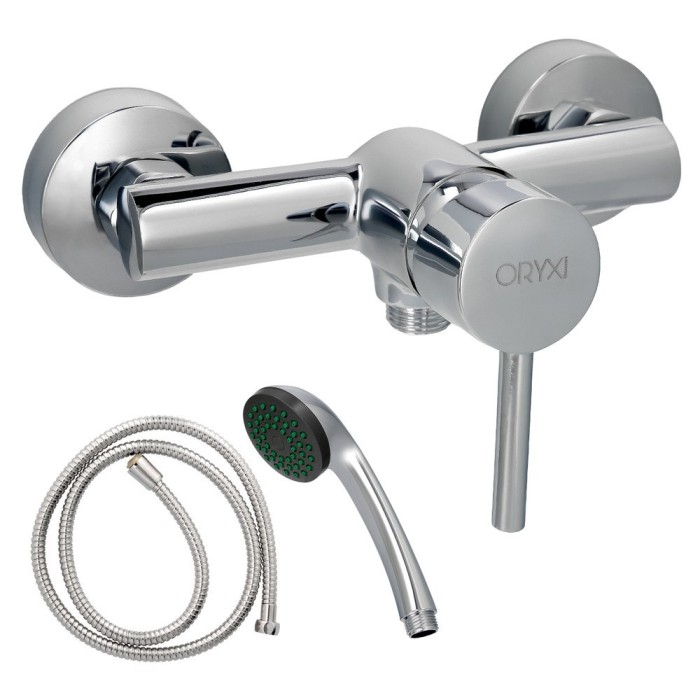 Monomando Ducha "Dresde" Mezclador Central Grifo Baño, Grifo Encimera, Grifo Cocina, Grifo Mezclador, Cartucho Ceramico Ø 35 mm,