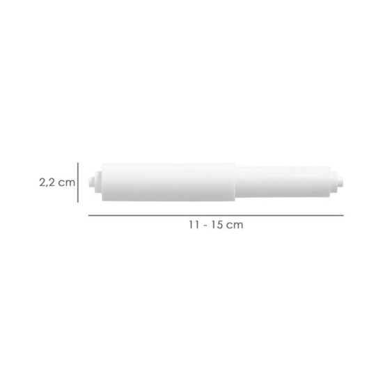 Eje Portarrollos Papel Higienico Ø 22 mm x 110 - 150 mm, al por Mayor | Almacén de Ferretería