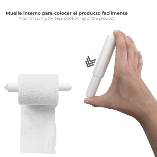 Eje Portarrollos Papel Higienico Ø 22 mm x 110 - 150 mm, al por Mayor | Almacén de Ferretería