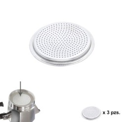 Filtro Cafetera Aluminio Classic / Inducción 3 Tazas (3 Unidades)