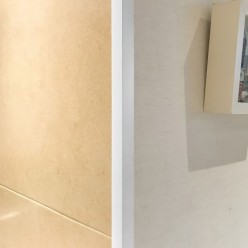 Perfil Pvc Angulo 25x25 mm, Blanco Barra 2,5 metros