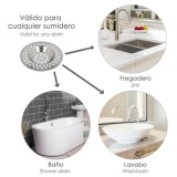 Filtro Cestillo Para Lavabo / Fregadero Inoxidable 8 cm, al por Mayor | Almacén de Ferretería