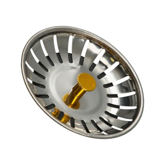 Tapon Valvula Cesta Para Fregadero Inoxidable Click Clack  Ø 8 cm, al por Mayor | Almacén de Ferretería