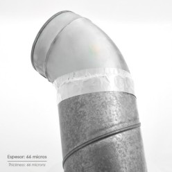Cinta Adhesiva Aluminio 48 mm, x  45 m, 66 micras