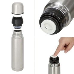 Termo Liquidos, Capacidad 500 ML, Libre BPA, Acero Inoxidable, Antigoteo