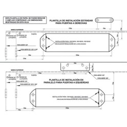 Cierra Puertas Con Retenedor Fuerza 4, Color Blanco (Puertas 90/120 cm,)