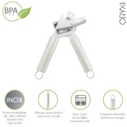 Abrelatas Acero Inoxidable 4,5 x 20 (Alt) cm,