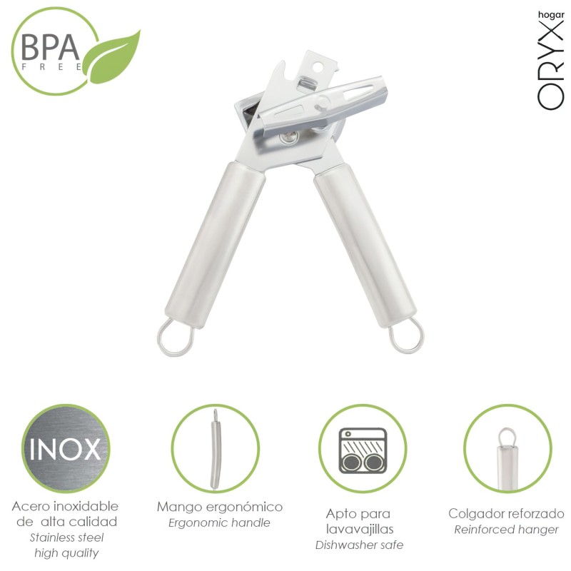 Abrelatas Acero Inoxidable 4,5 x 20 (Alt) cm,