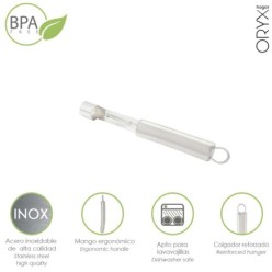 Descorazonador Manzanas / Frutas Acero Inoxidable 2 x 19,5 (Alt,) cm,