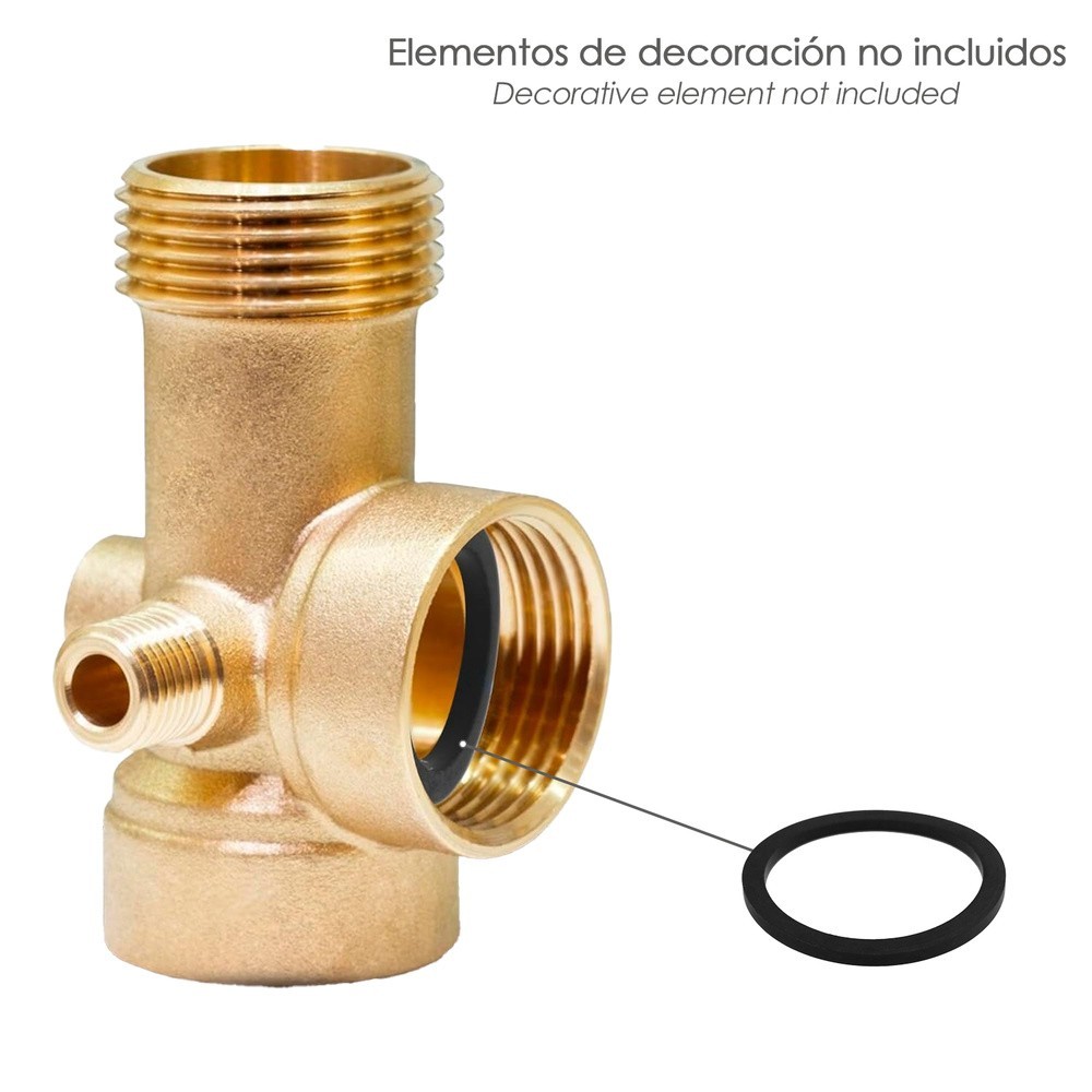 Junta Plana Estrecha 1 1/2" 37 x 44,5 x 2,5 Mm Bolsa 100 Unidades al por Mayor | Almacén de Ferretería