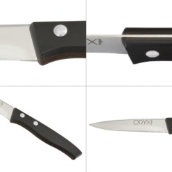 Cuchillo Aspen Patatero Hoja Acero Inoxidable 10 cm, Negro