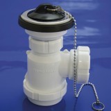 Sifon Botella Extensible T-3-M  1 1/2  Mini con Valvula y tapón al por Mayor | Almacén de Ferretería