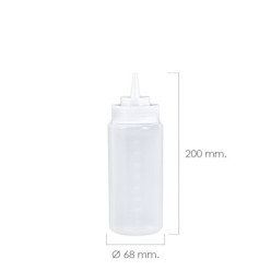 Botella Biberon Cocina Plástico 500 Ml,