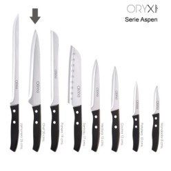 Cuchillo Aspen Cocinero / Chef Hoja Acero Inoxidable 20 cm, Negro