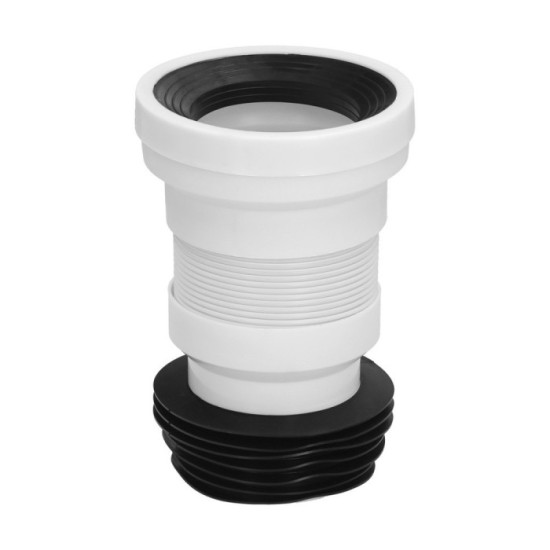 Manguito Inodoro Extensible T-118M Mini 350 mm, al por Mayor | Almacén de Ferretería