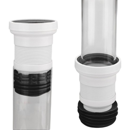 Manguito Inodoro Extensible T-118M Mini 350 mm, al por Mayor | Almacén de Ferretería