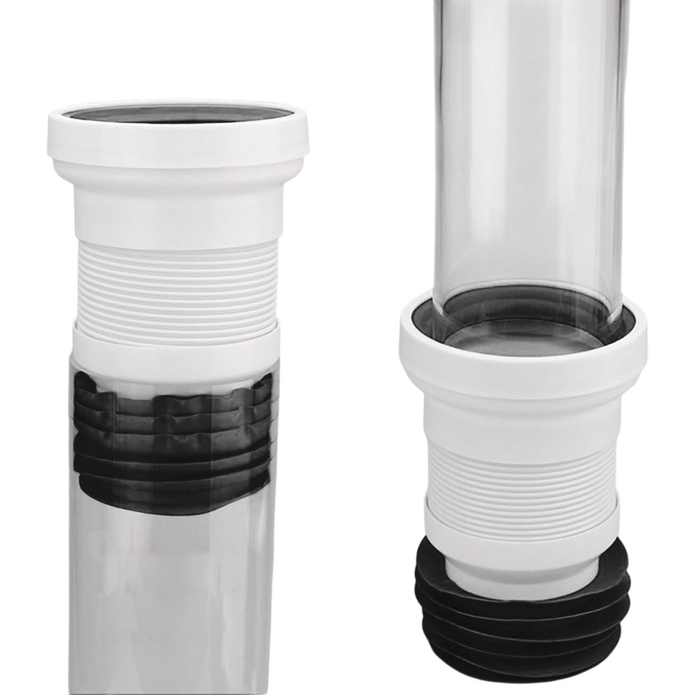 Manguito Inodoro Extensible T-118M Mini 350 mm, al por Mayor | Almacén de Ferretería