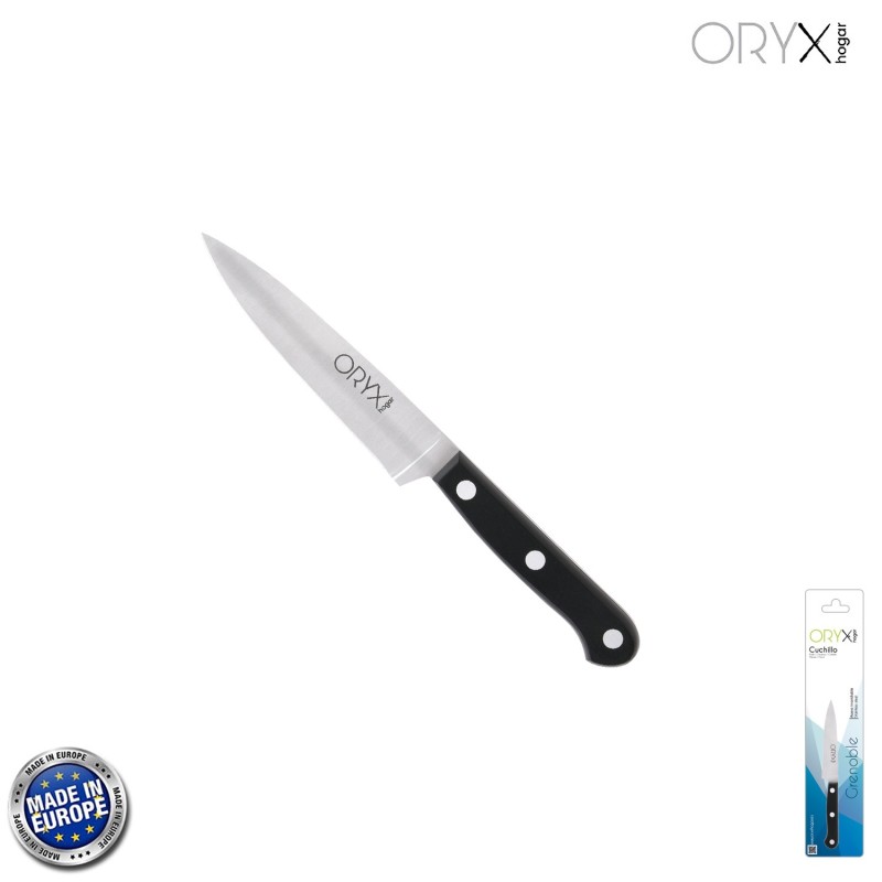 Cuchillo Grenoble Cocina Hoja Acero Inoxidable 13 cm, Negro