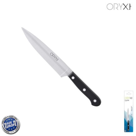 Cuchillo Grenoble Verduras Hoja Acero Inoxidable 15 cm, Negro