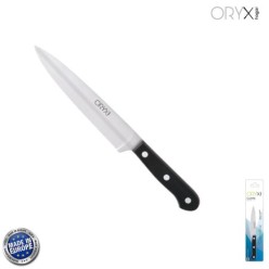 Cuchillo Grenoble Cocina Hoja Acero Inoxidable 17 cm, Negro