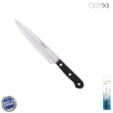 Cuchillo Grenoble Cocina Hoja Acero Inoxidable 17 cm, Negro