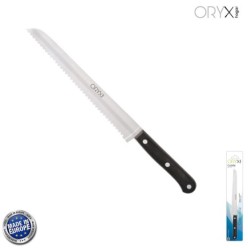 Cuchillo Grenoble Panero Hoja Acero Inoxidable 20 cm, Negro