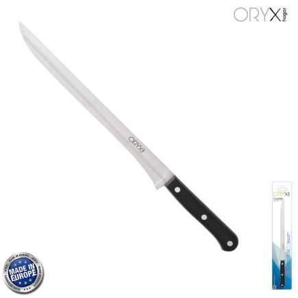 Cuchillo Grenoble Jamonero Hoja Acero Inoxidable 25 cm, Negro