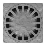 Sumidero Sifónico Pvc  25x25 cm, Salida De Ø 90 / 110 mm, desagüe, Desaguadero, Tragadero, Alcantarilla, al por Mayor | Almacén 