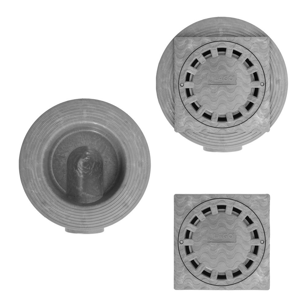 Caldereta Sifonica Pvc Horizontal 200x200/90mm al por Mayor | Almacén de Ferretería