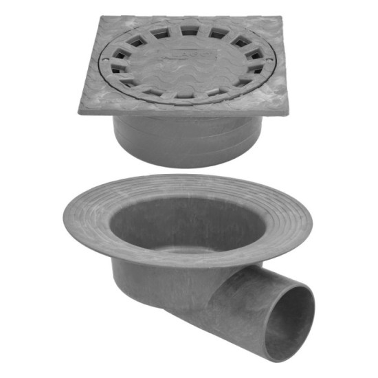 Caldereta Sifonica Pvc Horizontal 200x200/90mm al por Mayor | Almacén de Ferretería