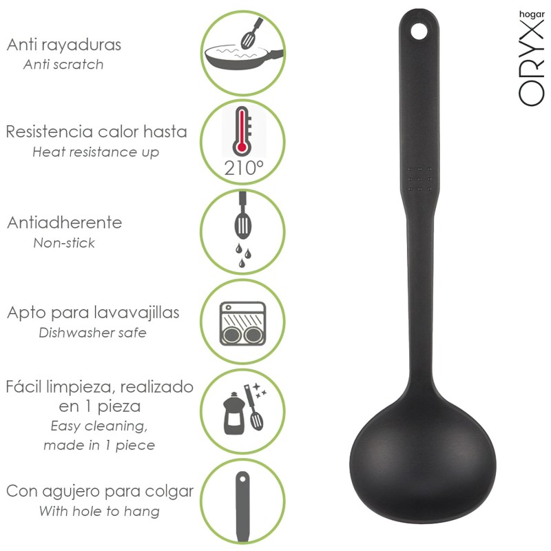 Cucharon Servir Cocina Nylon Basic 32 x 9,5 cm,