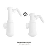 Sifon Botella Extensible T-4-T  1  1/2 Toma Lavadora al por Mayor | Almacén de Ferretería