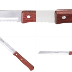 Cuchillo Montana Panero Hoja Acero Inoxidable 18 cm, Mango Madera