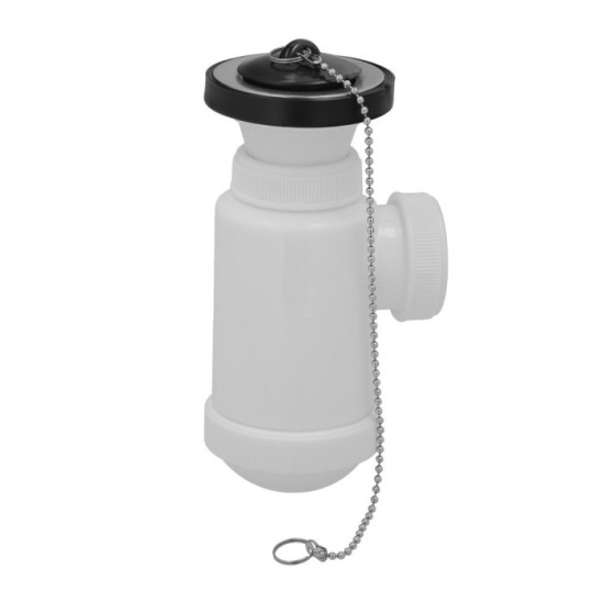 Sifon Botella Extensible 1 1/2 Con Válvula y Tapón al por Mayor | Almacén de Ferretería