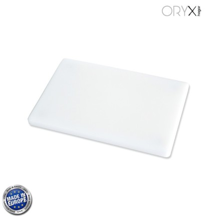 Tabla Cortar Polietileno 30x20x1,5 cm,  Color Blanco