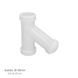 Sifon En  Y, 1 1/2" Salida Ø 40 Mm Para Tubos Lisos al por Mayor | Almacén de Ferretería