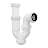 Sifon Curvo ExtensibleTuerca Loca  1 1/2" Ø 40 Mm al por Mayor | Almacén de Ferretería