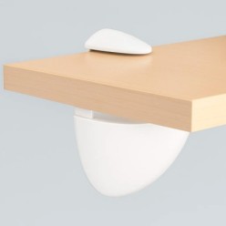 Soporte Pelicano Regulable Para Estante 1 / 35 mm, Blanco  (1 Pieza)