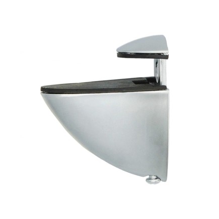 Soporte Pelicano Regulable Para Estante 1 / 20 mm, Cromo Mate (1 Pieza)