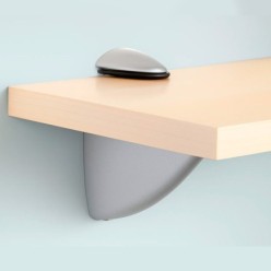 Soporte Pelicano Regulable Para Estante 1 / 20 mm, Cromo Mate (1 Pieza)