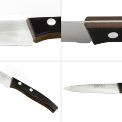Cuchillo Aspen Verduras Hoja Acero Inoxidable 15 cm, Negro