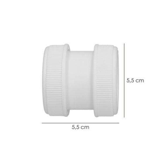 Manguito Reparador Desagues / Tubos Hembra - Hembra  1-1/2" al por Mayor | Almacén de Ferretería
