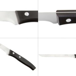 Cuchillo Aspen Jamonero Hoja Acero Inoxidable 25 cm, Negro