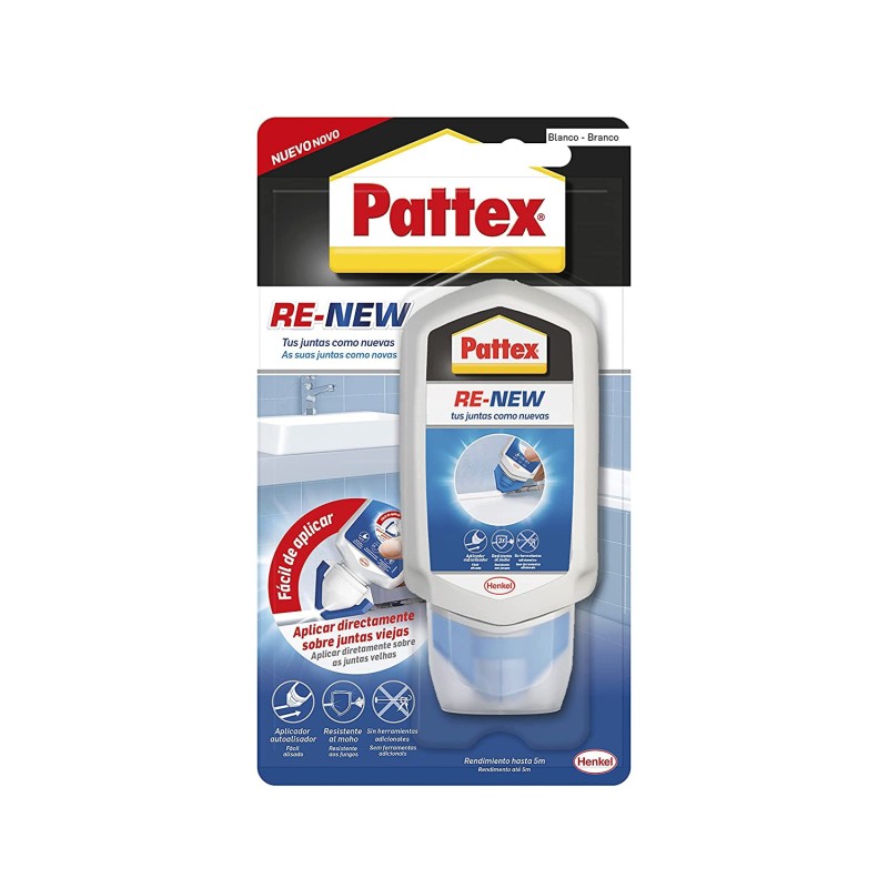 Nural Pattex Re New Juntas Baño (Bote 80 ml,)